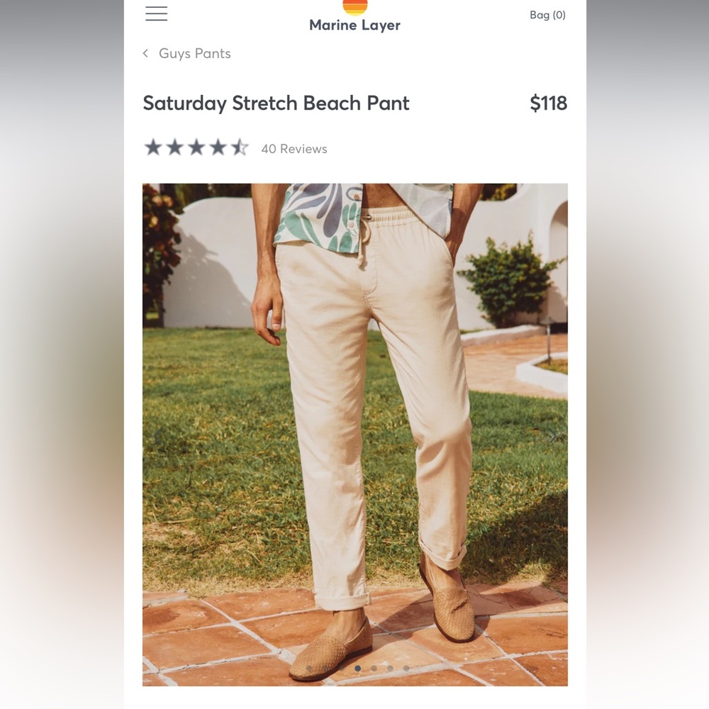 NWT 2 pairs of Saturday Beach Pants